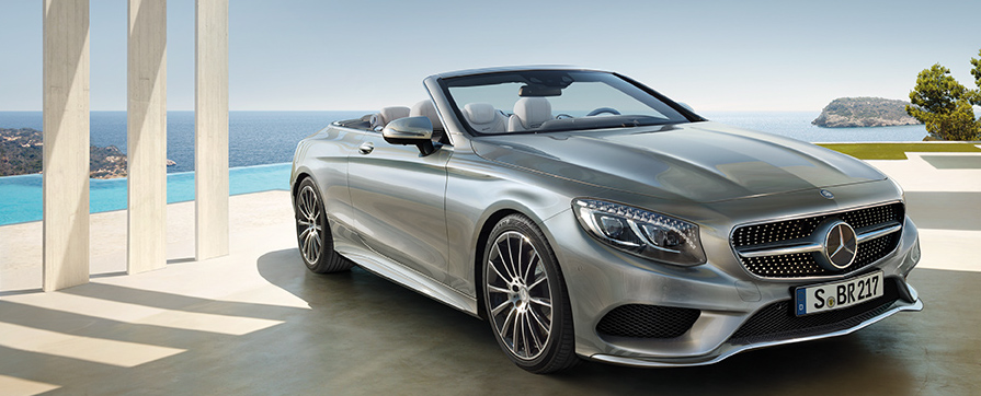 Rent Mercedes Class S Cabriolet at GP Luxury Car Hire